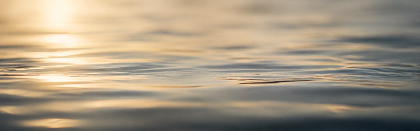 Soft light on still water